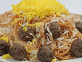 طرز تهیه رشته پلو به سبک ایرانی اصیل