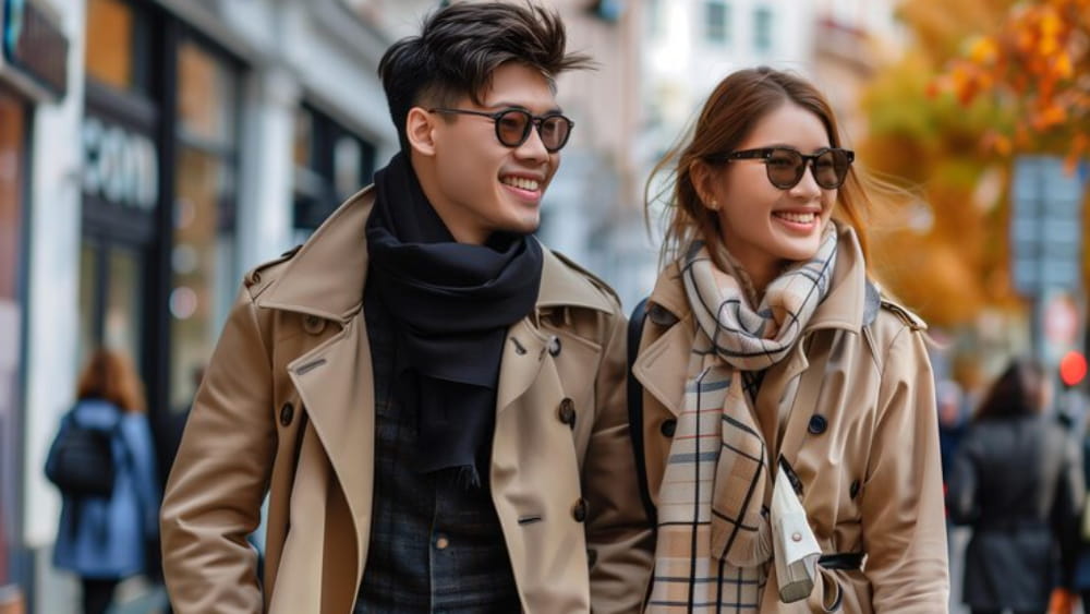 ست لباس پاییزی زن و شوهر، انتخابی جذاب برای هماهنگی و زیبایی در کنار هم، با استایلی شیک و دلپذیر برای روزهای سرد.