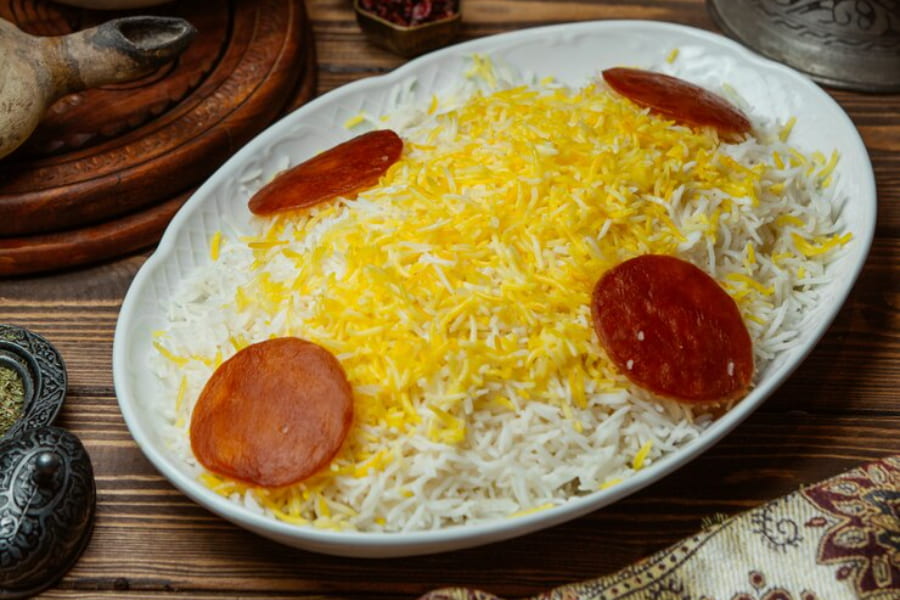 برنج همراه با ته دیگ سیب زمینی؛ یک راهکار برای برنج شفته