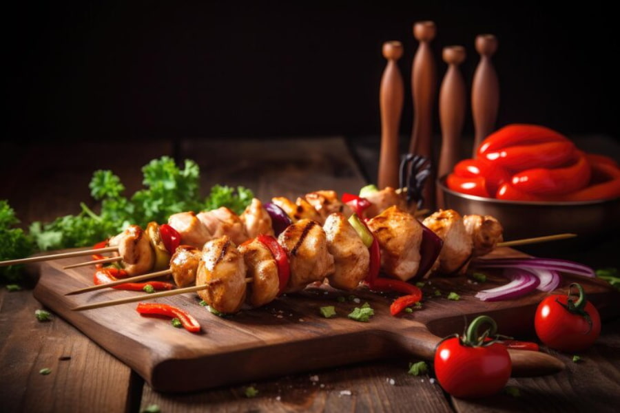 رز تهیه کباب حلزونی مرغمرغ حلزونی 