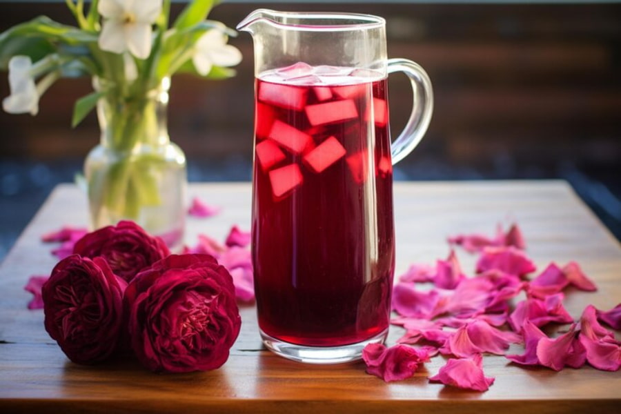 عکس شربت گل محمدی