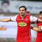 گئورگی گولسیانی مدافع پرسپولیس در فریدن اصفهان