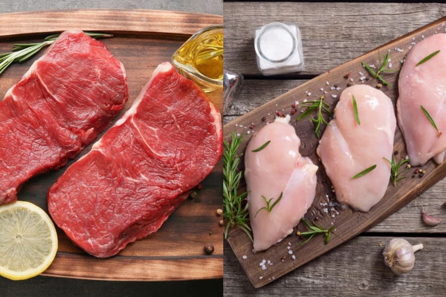 فرق گوشت قرمز و سفید