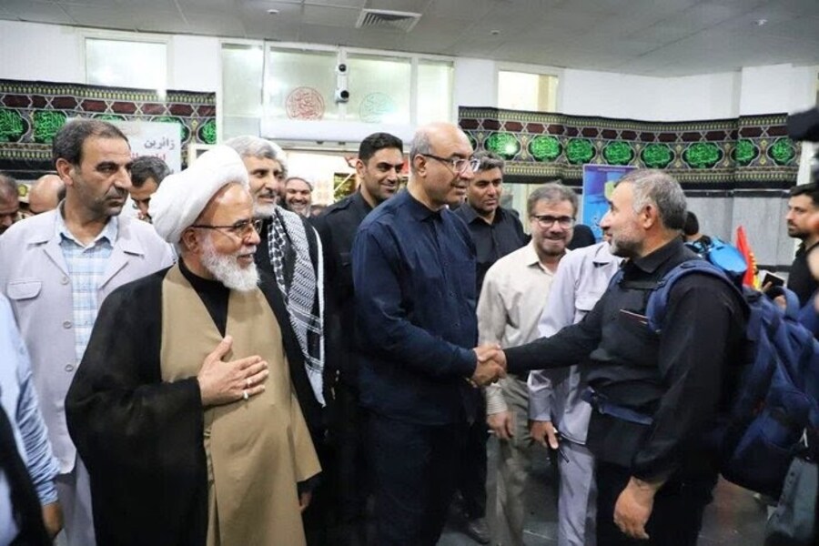 تردد روان زائران در پایانه مرزی خسروی به سمت عتبات عالیات