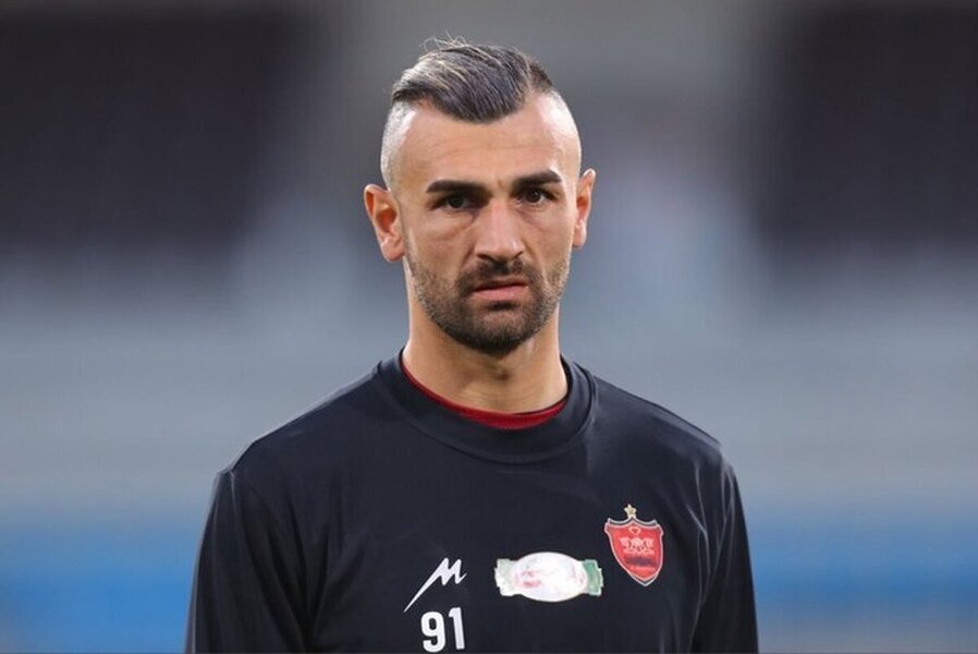 سردار دورسون مهاجم پرسپولیس و مدیران باشگاه