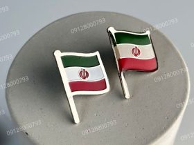 بج سینه پرچم ایران ساخته شده از با کیفیت ترین متریال