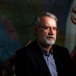 تصویری از دیدار علی لاریجانی با فرزند سید حسن نصرالله در بیروت