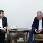 دیدار سرمربی روس تیم ملی روئینگ با وزیر ورزش و جوانان
