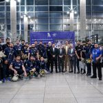 ورود تیم ملی والیبال با استقبال تقوی