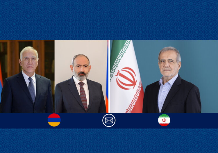 پیام های جداگانه پزشکیان به رئیس جمهور و نخست وزیر ارمنستان+ جزئیات