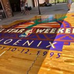 کف‌پوش مسابقه آل‌استار NBA 1995 پس از 30 سال به فروش گذاشته شد