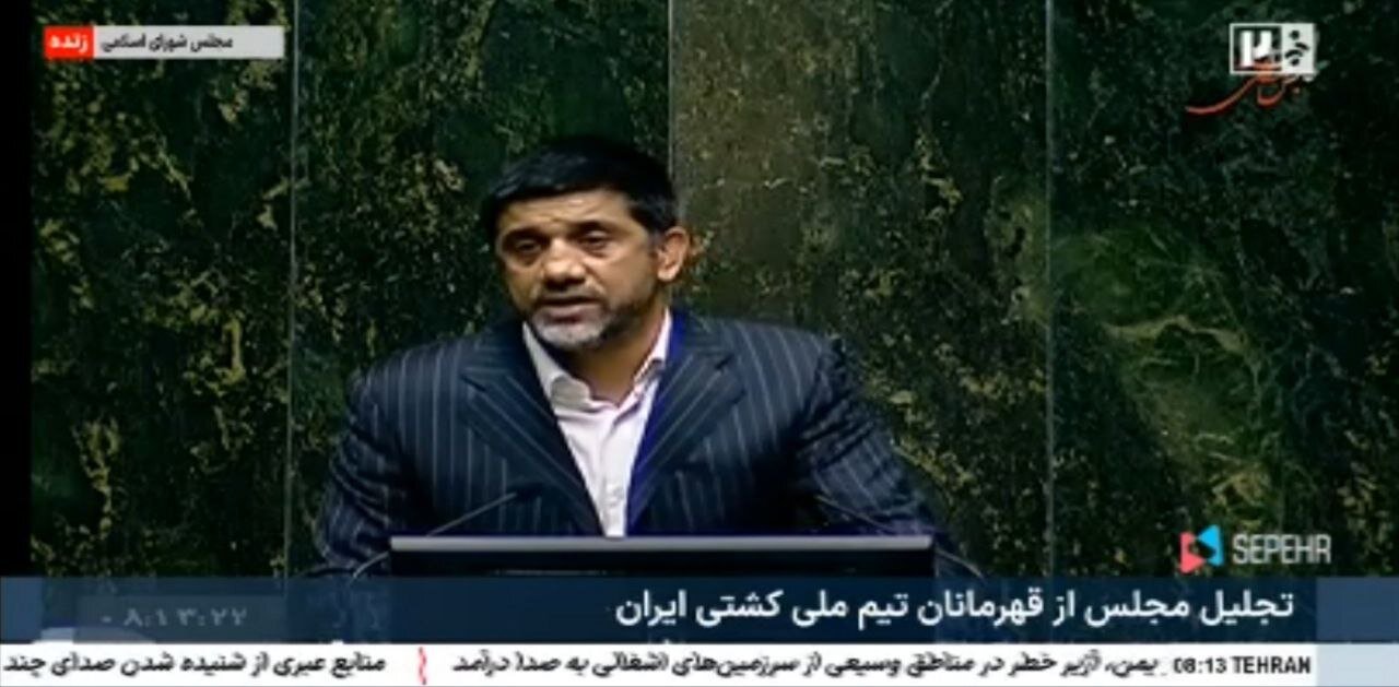 علیرضا دبیر در مجلس: اگر تیم ملی کشتی برنده شود مردم خوشحال تر می‌شوند یا برجام امضا شود؟؛  اجازه نداده‌ایم فدراسیون کشتی سیاسی شود